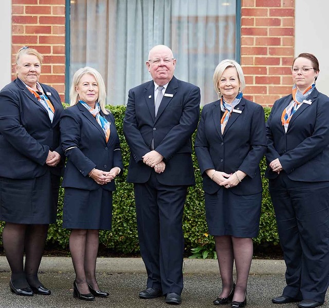 team of funeral director
